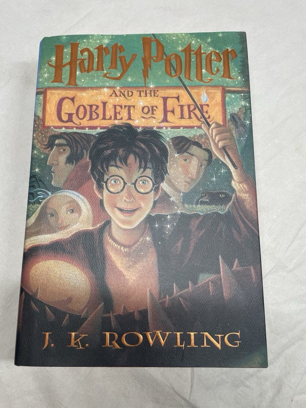 Harry Potter Goblet of Fire J.K. Rowling Hardcover Scholastic Fantasy First Edi…